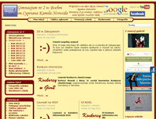 Tablet Screenshot of gimnazjum2.bochnia.pl